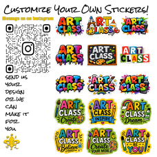 Art Teacher Graphic Stickers